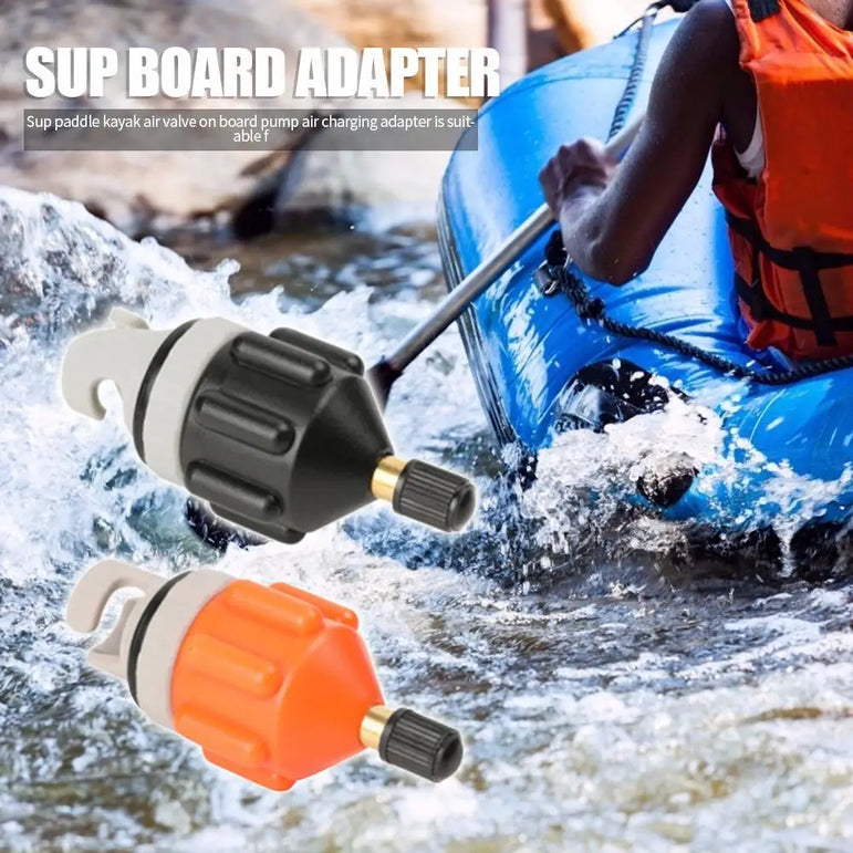 For SUP Board Kayak Nylon Rowing Boat Air Valve Adaptor Inflatable Pump Adapter