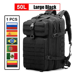 30L/50L Multifunctional Bag Military 900D Military Hiking Bag Waterproof Rucksacks Army Outdoor Camping Trekking Hunting Bag