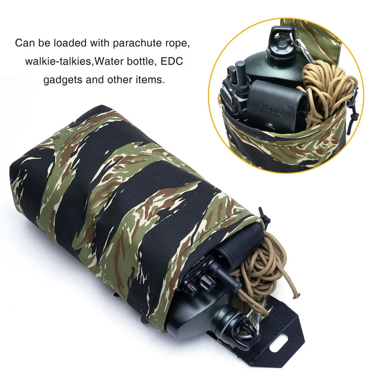 IDOGEAR Tactical Foldable Recycling Bag Dump Pouch MOLLE Drop Pouch durable Mini  35116