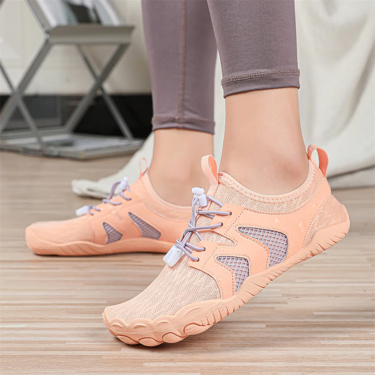 Women Men Water Shoes Five Fingers Upstream Wading Swimming Barefoot Aqua Shoes Beach Seaside Gym Fitness Unisex Sneakers New