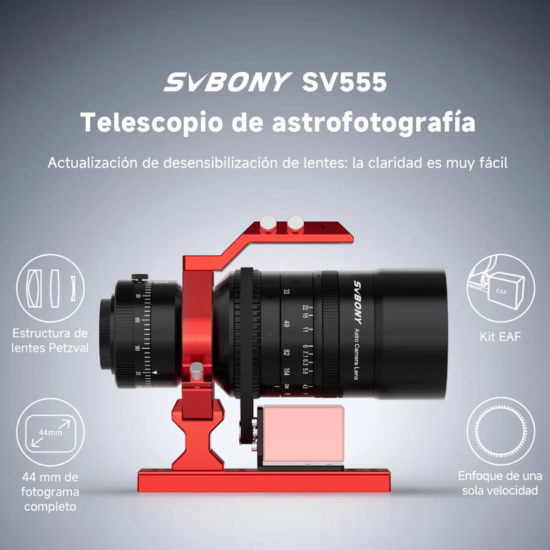 Svbony SV555 Astrophotography Telescope APO 243mm f/4.5 Telephoto Camera Lens for Full Frame Sky Imaging