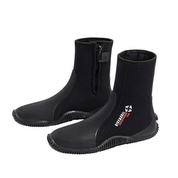 Oulylan Premium Neoprene Diving Boot 5m Water Shoes Wetsuit Booties With Anti-Slip Rubber Sole  Zipper For Surf Scuba 1 Pair