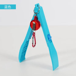 Fish Control Plier Portable Non-slip ABS Fish Clip Catcher Fishing Gear Supplies for Fisherman Comfortable to Handle Fish Clamp