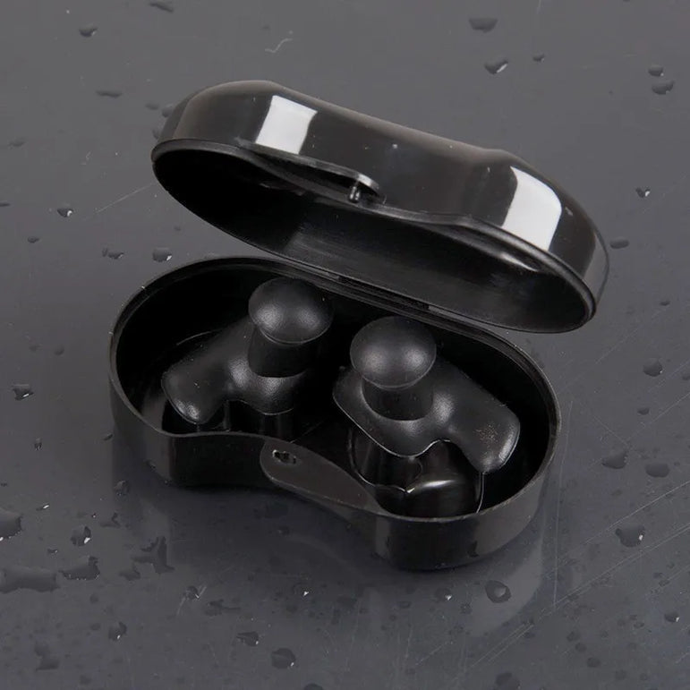 Soft Swimming Earplugs Nose Clip Case Protective Waterproof Noise Prevention Ear Plug Adult Children Silicone Swim Dive Supplies