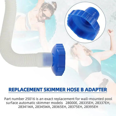 Pool Hose Connector Safe Leak-Proof Pool Adapter Portable Compact Pool Pump Fittings For Park Skimmer Hose Pool Maintenance