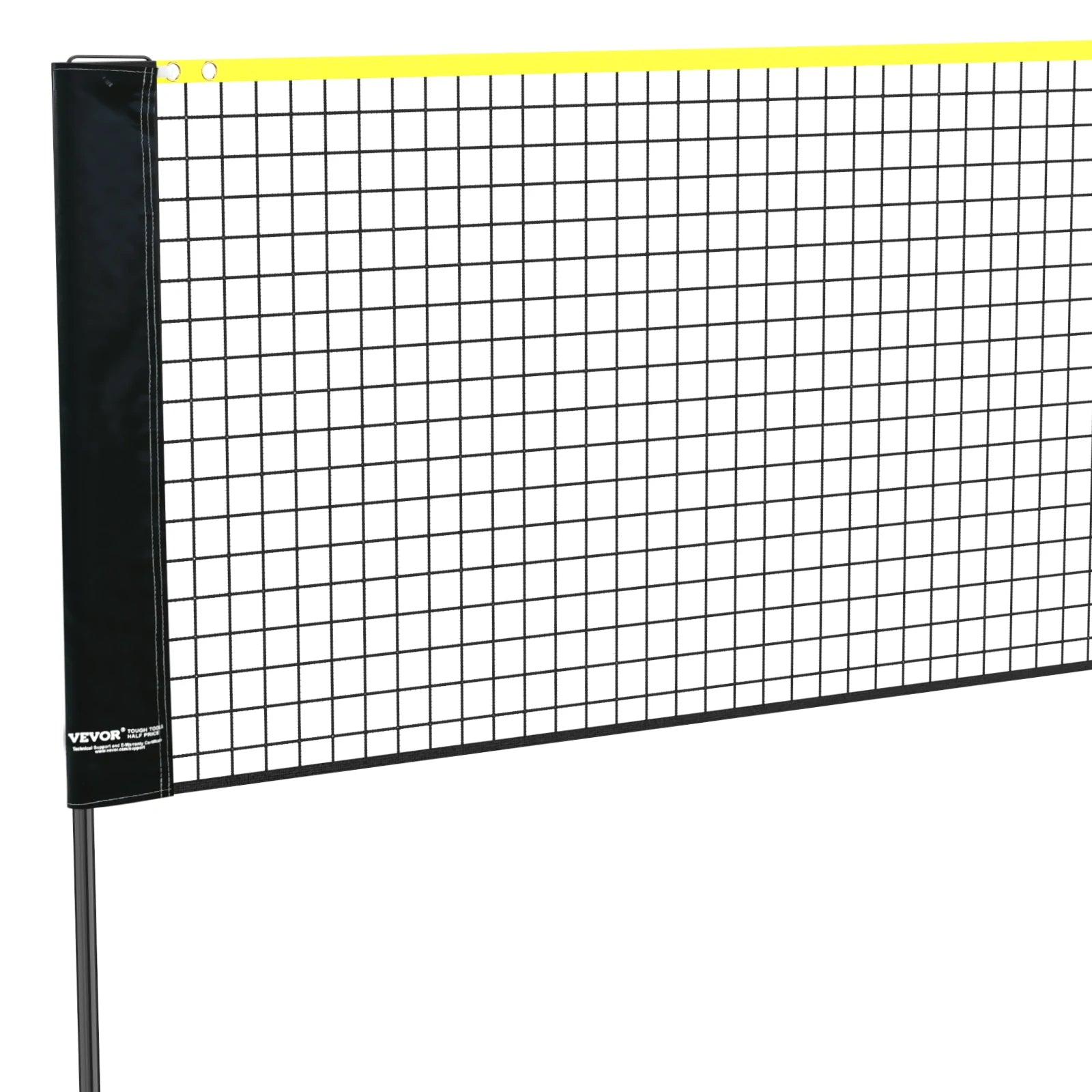 SucceBuy 20FT Badminton Net Height Adjustable Volleyball Net Wide Foldable Pickleball Net Portable Tennis Net Set w/Poles Stand