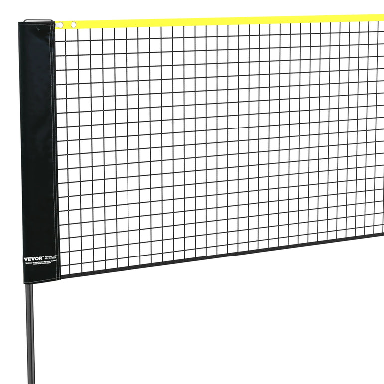 SucceBuy 20FT Badminton Net Height Adjustable Volleyball Net Wide Foldable Pickleball Net Portable Tennis Net Set w/Poles Stand