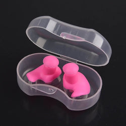 Soft Swimming Earplugs Nose Clip Case Protective Waterproof Noise Prevention Ear Plug Adult Children Silicone Swim Dive Supplies