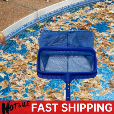 Pool Skimmer Net Large Capacity Leaves Cleaning Net Rubbish Cleaning Rake for Cleaning Spa Pond Pool Hot Tubs Fountains