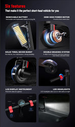 HX Foldable Electric scooter 7.5A 350W 25KM/H electric scooters 36V EScooters 5.5 Inch E Scooter For Adults