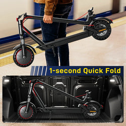 Mankeel MK085 Pro Adult Electric Scooter 350W 19MPH Top Speed Dual Shock Absorption 19Miles Range Smart APP 10inch E Scooter