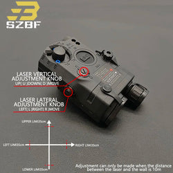 Us Warehouse Tactical PEQ15 IR/Red Laser Indicator Rifle Hunting Weapon SF M600 M600B M300C X300 LED Flashlight for 20mm Rail