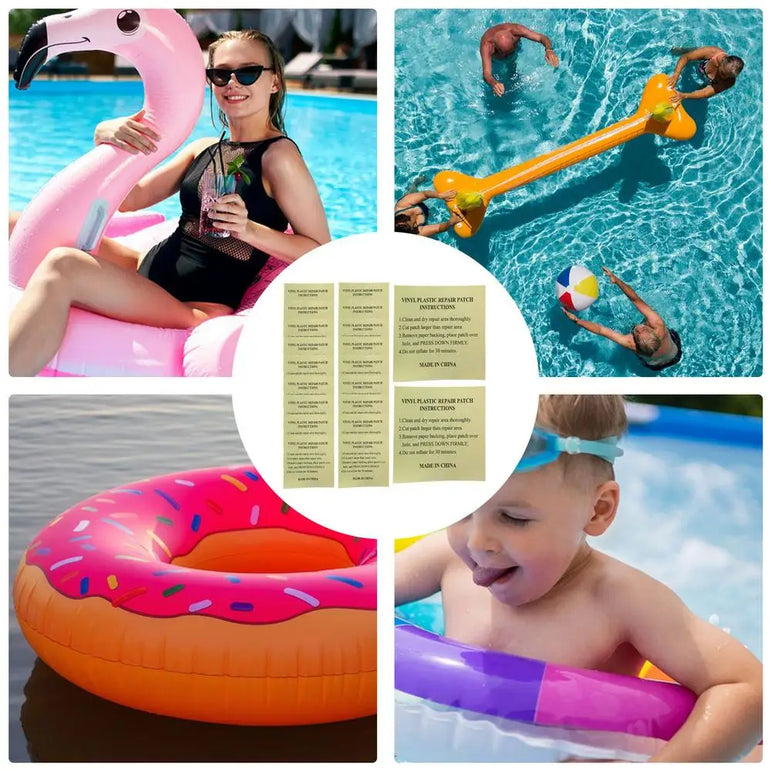Pool Liner Repair Kit Underwater Repair Kit Sturdy Waterproof Air Mattress Patch Kit Self Adhesive Pvc Inflatable Repair Patch