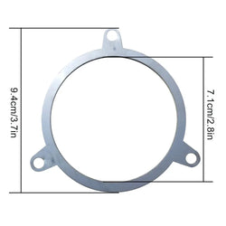 Portable Chimney Brace Ring Stainless Steel Chimney Pipe Bracket Outdoor Camping Smokes Pipes Wind Rope Ring For 6cm Or 7cm