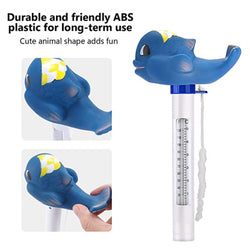 Swimming Pool Thermometer Cartoon Cute Whale  0℃-50℃ Thermometer Meter Funny Bath Thermometer for Outdoor Indoor Swimming Pools
