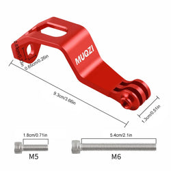 Bicycle Front Light Mount Bracket Aluminum Alloy Bike Headlight Mount Bike Flashlight Mount Stand for Brompton Folding Bike