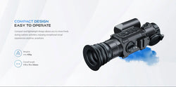 PARD NV008SP2-LRF Night Vision Scope, Hunting Monocular, 2688*1520 Resolution Built-in Rangefinder, Ballistic Calculator Camera