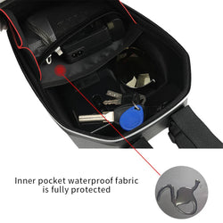 5L Capacity Hard Shell Bag Electric Scooter Front Hanging Storage Bag for M365