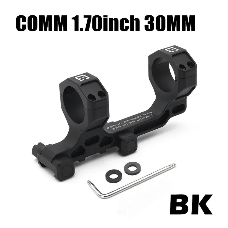 Tactical BOC 30mm 34mm Tube Modular Scope Mount 1.7 inch For Rifle Scope Hunting and Airsoft