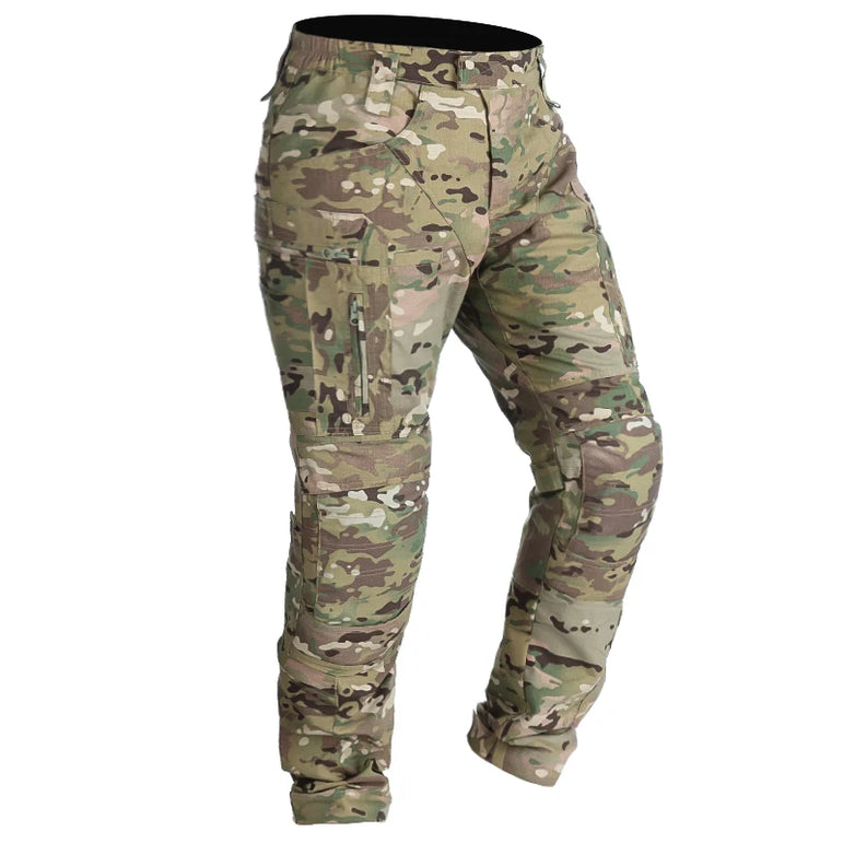 IDOGEAR Combat UFS Pants Tactical Pants w/ Knee Pads Camo Trousers Outdoor Hunting 3209