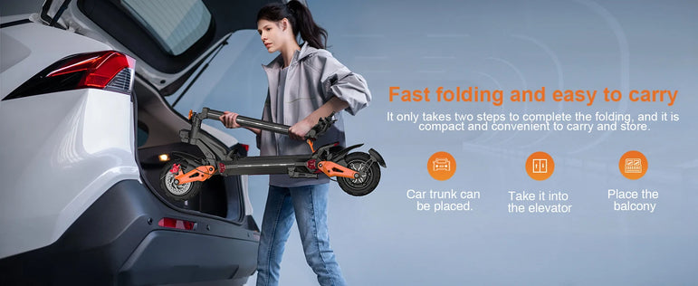 Dual Motor Adult Dual Shock-Absorbing Electric Scooter Long Endurance Double Rocker Arm Commuter Off-Road E-Scooter