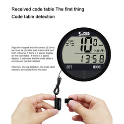 Bike Computer LED Digital Bicycle Speedometer Odometer with Screen Cycling Computer Waterproof for Men Women Teens Bikers Outdoo