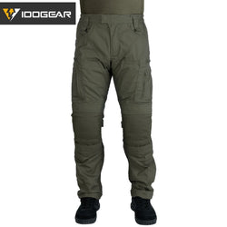 IDOGEAR Combat UFS Pants Tactical Pants w/ Knee Pads Camo Trousers Outdoor Hunting 3209
