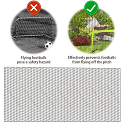 Soccer Backstop Net Practice Net Ball Sports Barrier Net for Backyard Soccer Training