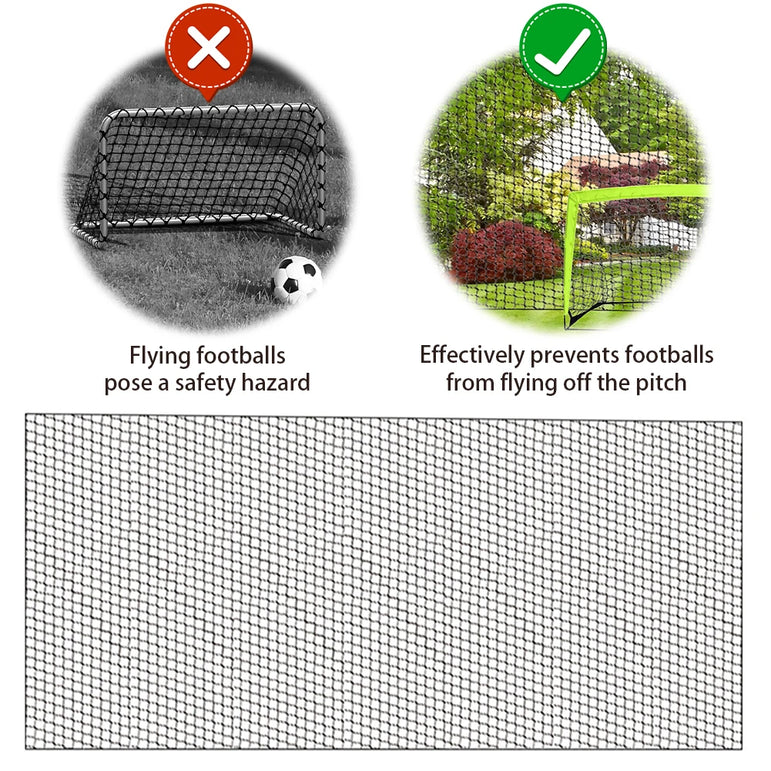Soccer Backstop Net Practice Net Ball Sports Barrier Net for Backyard Soccer Training