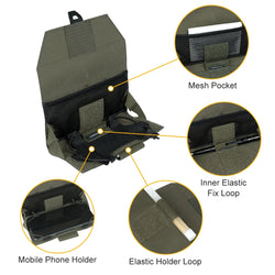 IDOGEAR Tactical Phone Case Universal Phone Pouch MOLLE Pouch Holder  3582