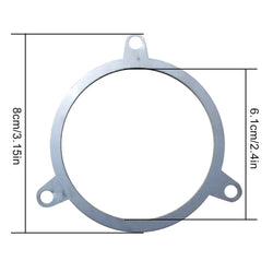 Portable Chimney Brace Ring Stainless Steel Chimney Pipe Bracket Outdoor Camping Smokes Pipes Wind Rope Ring For 6cm Or 7cm