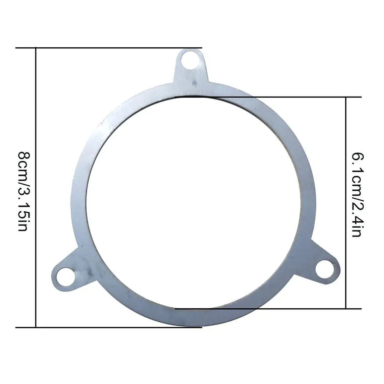 Portable Chimney Brace Ring Stainless Steel Chimney Pipe Bracket Outdoor Camping Smokes Pipes Wind Rope Ring For 6cm Or 7cm