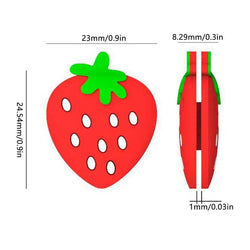 Tennis Racket Shock Absorbers Vibration Dampeners Durable Anti-vibration Silicone Cartoon Strawberry Tennis Accessories