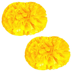2 PCS Cheerleading Pom Poms Rainbow Metallic Streamer Pompoms Dance Party Football Club Decor Hand Flower Aerobics Cheer Balls