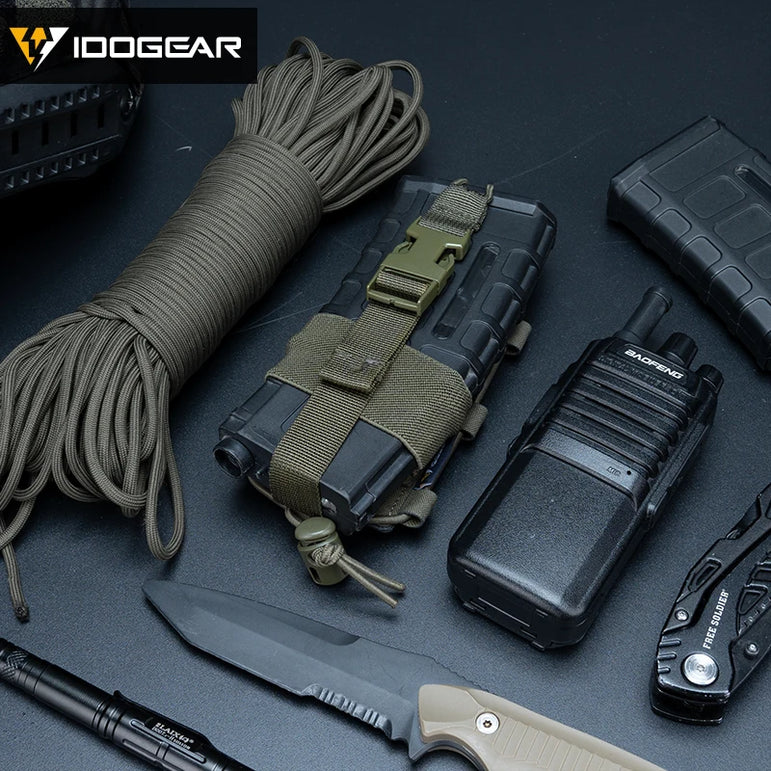 IDOGEAR Tactical Radio Pouch Gridlok BAOFENG/POFUNG UV5R UV82 Talkie Walkie MOLLE Radio Pouch 35110
