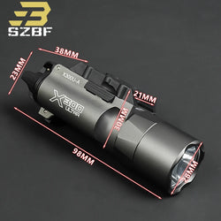 Us Warehouse Tactical PEQ15 IR/Red Laser Indicator Rifle Hunting Weapon SF M600 M600B M300C X300 LED Flashlight for 20mm Rail