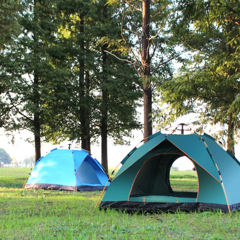Instant Pop up Tent Outdoor Camping Tent Water-resistant Portable Instant Hiking Traveling Tent for 1-2 People Family Tent