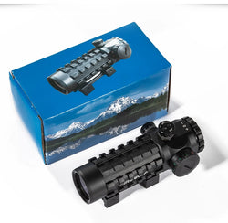 FIRE WOLF 3X28 Tactical Hunting Optical Rifle Scope  Green Red Dot Cross Scope Universal 11/20mm Railway Rifle Holographic Scope