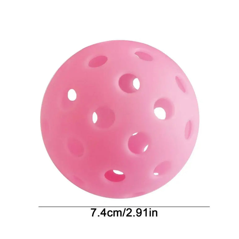 Luminous Pickleball 74MM Durable Night Light Green Ball 40 Holes Outdoor Competition Pickleball Balls Glowing In The Dark