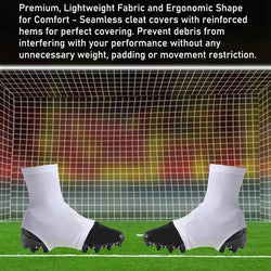 Youth Cleat Covers Football Spats Cleat Covers 1 Pair Boys Men Cleat Sleeves Cleat Spat for Field Hockey Soccer Girls Softball