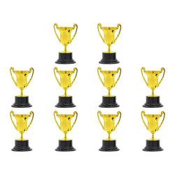 Gold Award Trophy Cups for Kids Plastic Golden Award Trophy Cup Gold Participation Trophy Cup For Party Favors Rewards