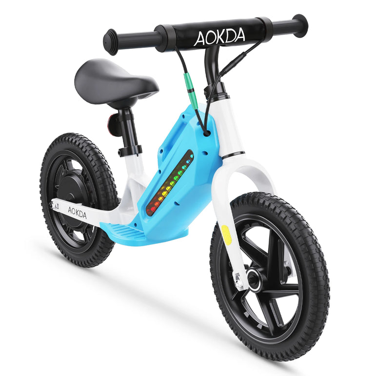 Kids Electric Balance Bike AOKDA K8 180W Children Toy 3 Speed 12Km/h Max Load 40KG Bicycle for Children 2 - 12 Age Children