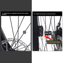 Bike Computer LED Digital Bicycle Speedometer Odometer with Screen Cycling Computer Waterproof for Men Women Teens Bikers Outdoo