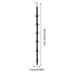Hockey Portable Gear Rack Strap Organizer Hockey Gear Hanger Hockey Equipment Strap Drying Rack With 12 Hooks Portable Football