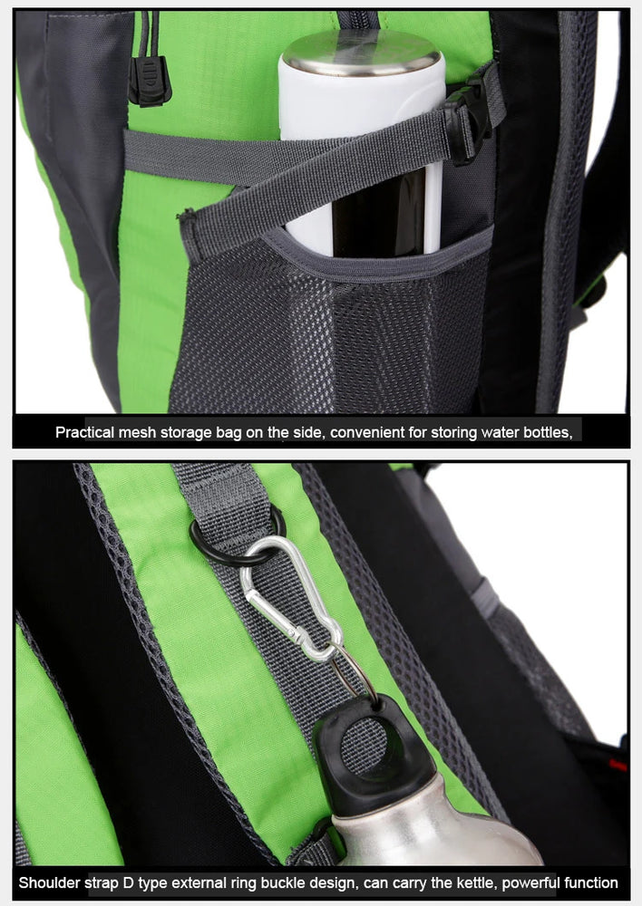 Oulylan Outdoor Sports Backpacks Camping Hiking Backpacks Sports Bag Mountaineering Bag Waterproof Climbing Backpacks Men Women