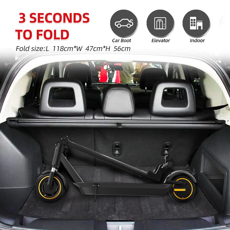 AOVOPRO New ESMAX Electric Scooter 500W 35km/h Adult APP Smart Scooter Shock-absorbing Anti-skid Folding Electric Scooter
