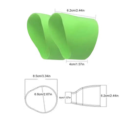Silicone Shoelaces Covers 2Pcs Soccer Lace Bands Youth Soccer Cleat Lace Cover Sports Accessory for Football Baseball