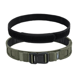IDOGEAR 2 inch Tactical Belt LSR MOLLE Quick Release Metal Buckle Lightweight Man Outdoors Training Waistband 3433