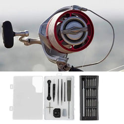Fishing Reel Repairing Tool Stainless Steel Cleaning Maintenance Tool Fishing Reel Cleaning Kit Compact Fishing Repair Kit