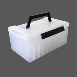 Hard Plastic Fishing Tackle Organizer Box Minnow Squid Jig Bait Container